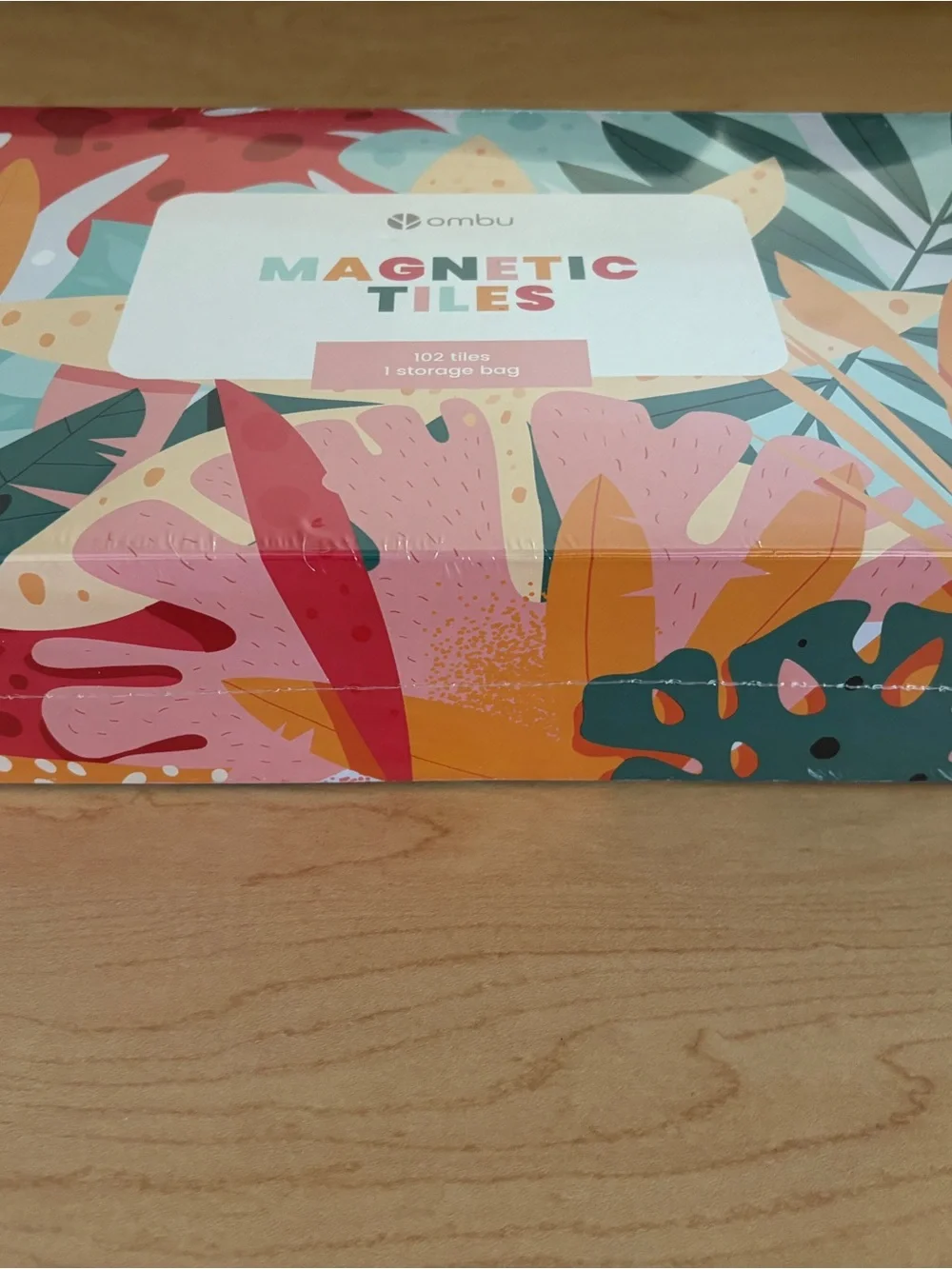 Ombu Magnetic Tiles 102 Piece Set And 1 Storage Bag